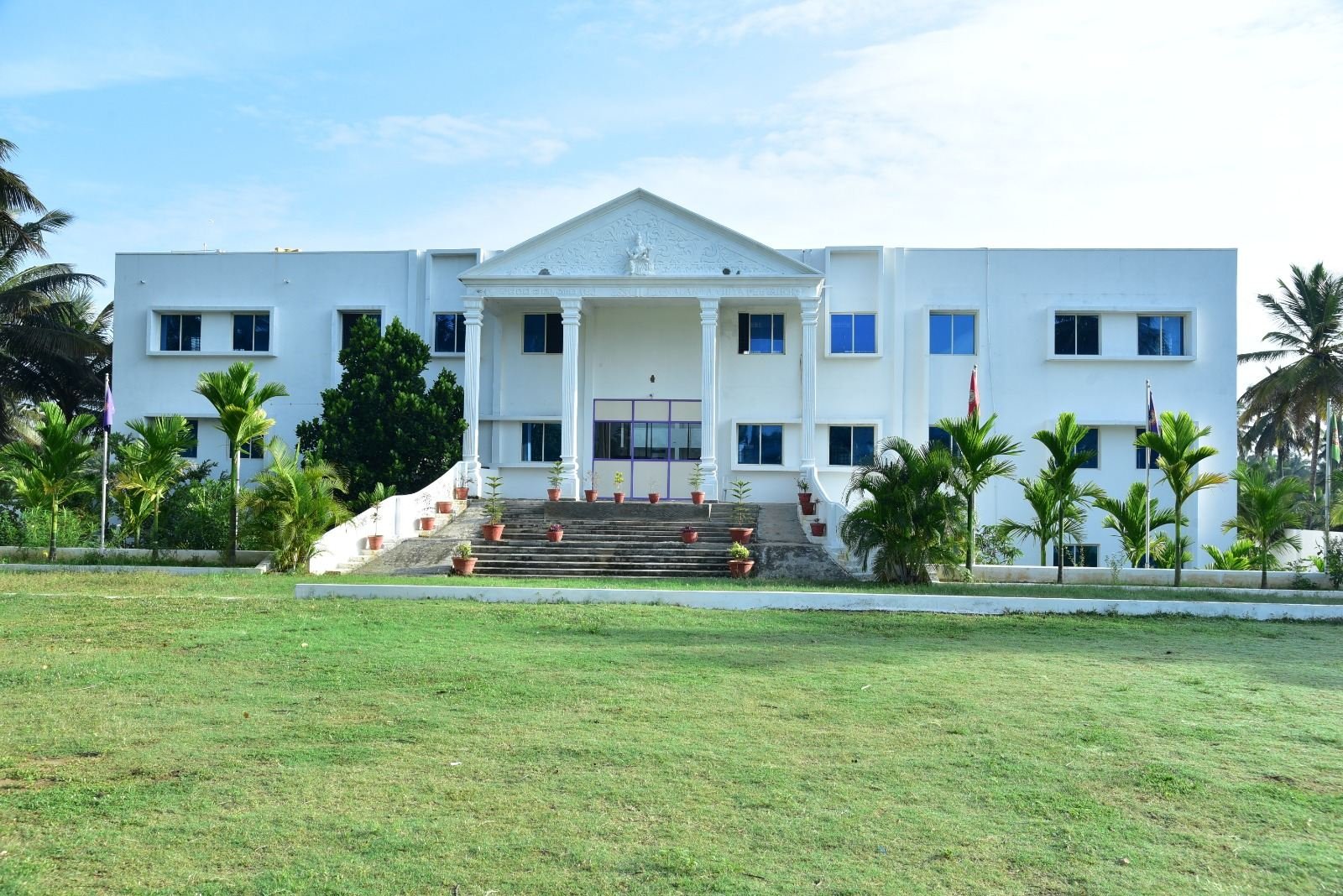 Front of Nalanda Vidya Peeta (R.)